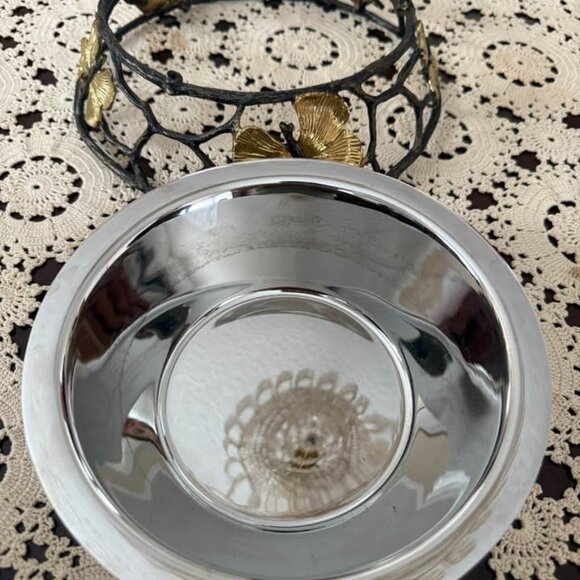 Michael Aram Butterfly Ginkgo Dog Bowl - Picture 2 of 4